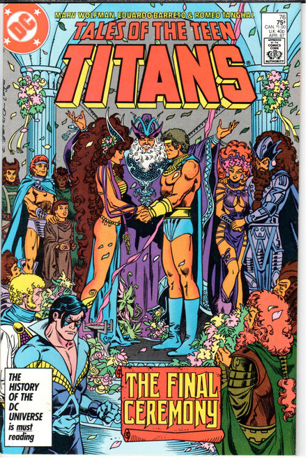 Tales of the Teen Titans (1980 Series) #76 VF+ 8.5
