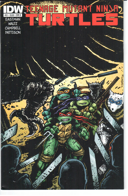 Teenage Mutant Ninja Turtles TMNT (2011 Series) #31B NM- 9.2
