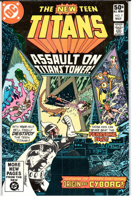 The New Teen Titans (1980 Series) #7 NM- 9.2