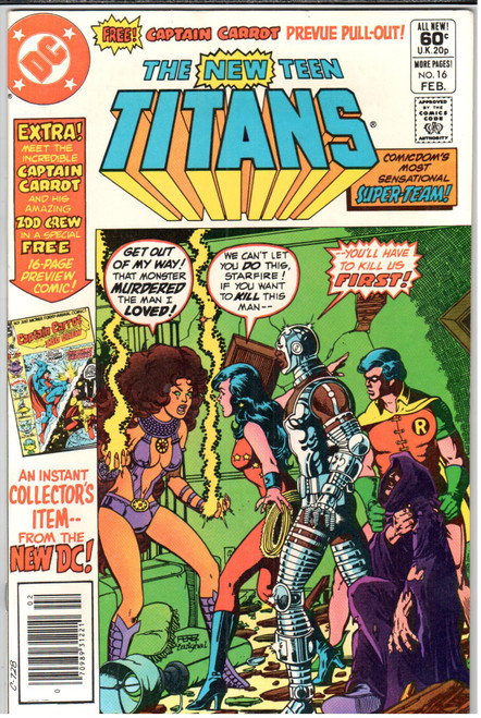 The New Teen Titans (1980 Series) #16 Newsstand NM- 9.2 The New Teen Titans (1980 Series) #16 Newsstand NM- 9.2