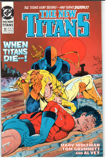 The New Teen Titans (1984 Series) #72 FN/VF 7.0