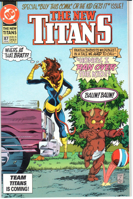 The New Teen Titans (1984 Series) #87 NM- 9.2