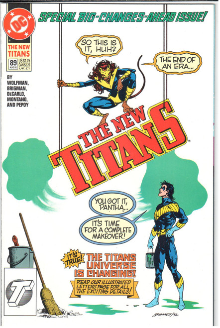 The New Teen Titans (1984 Series) #89 NM- 9.2