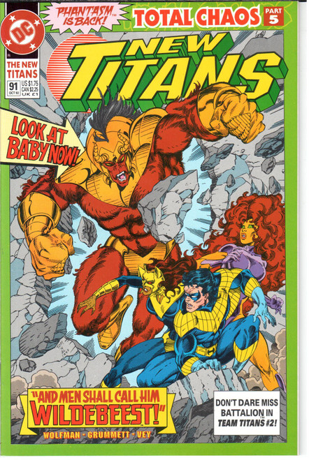 The New Teen Titans (1984 Series) #91 NM- 9.2 The New Teen Titans (1984 Series) #91 NM- 9.2