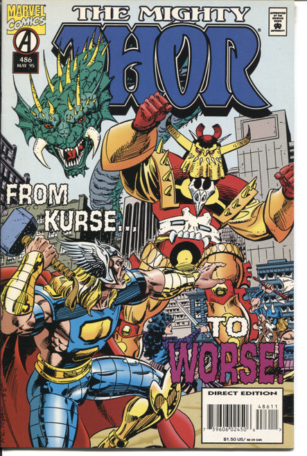 Thor (1962 Series) #486 NM- 9.2