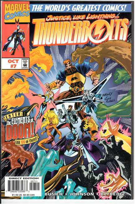 Thunderbolts (1997 Series) #7 NM- 9.2