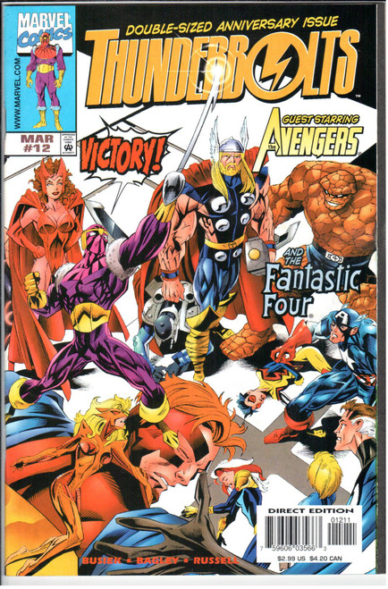 Thunderbolts (1997 Series) #12 NM- 9.2 Thunderbolts (1997 Series) #12 NM- 9.2
