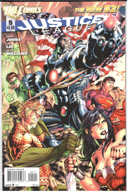 Justice League (2011 Series) #5 NM- 9.2 Justice League (2011 Series) #5 NM- 9.2
