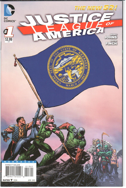 Justice League America (2011 Series) #1 Nebraska NM- 9.2 Justice League America (2011 Series) #1 Nebraska NM- 9.2