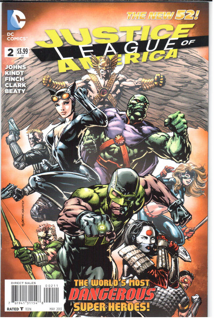 Justice League America (2011 Series) #2 NM- 9.2 Justice League America (2011 Series) #2 NM- 9.2