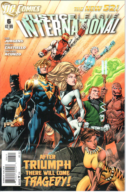 Justice League International (2011 Series) #6 NM- 9.2 Justice League International (2011 Series) #6 NM- 9.2