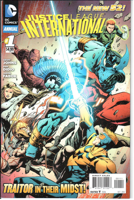 Justice League International (2011 Series) #1 Annual NM- 9.2 Justice League International (2011 Series) #1 Annual NM- 9.2