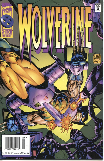 Wolverine (1988 Series) #092 Newsstand Wolverine (1988 Series) #092 Newsstand