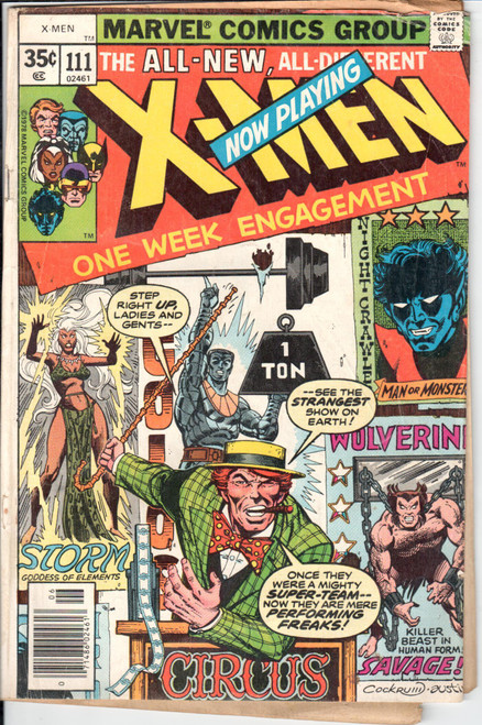 Uncanny X-Men (1963 Series) #111 GD- 1.8