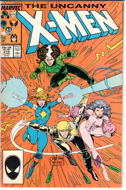Uncanny X-Men (1963 Series) #218 FN+ 6.5 Uncanny X-Men (1963 Series) #218 FN+ 6.5