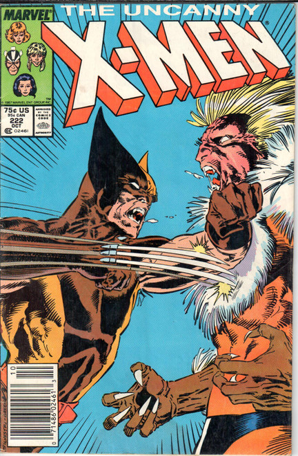 Uncanny X-Men (1963 Series) #222 VG+ 4.5 Uncanny X-Men (1963 Series) #222 VG+ 4.5