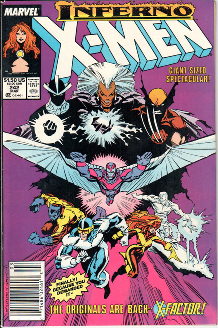 Uncanny X-Men (1963 Series) #242 Newsstand VF 8.0