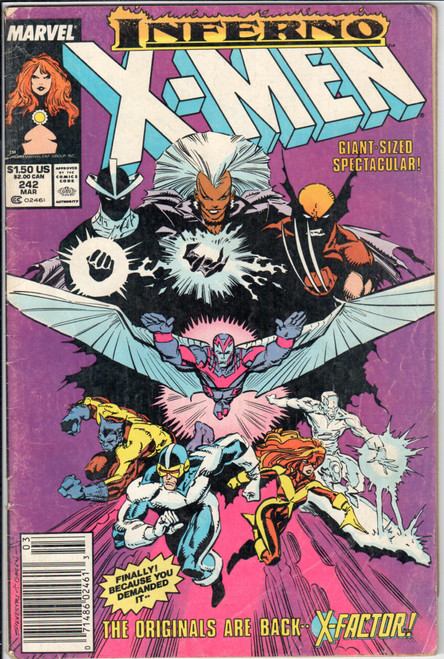 Uncanny X-Men (1963 Series) #242 VG- 3.5 Uncanny X-Men (1963 Series) #242 VG- 3.5