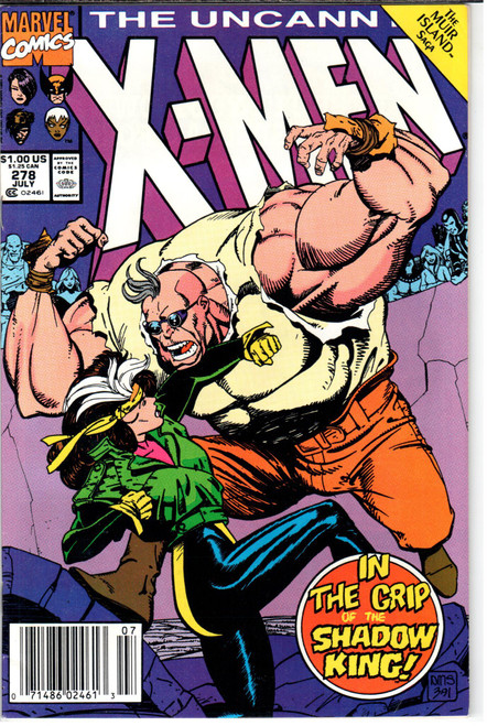 Uncanny X-Men (1963 Series) #278 Newsstand VF- 7.5
