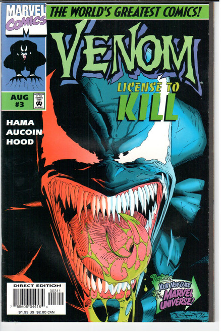 Venom License to Kill (1997 Series) #3 NM- 9.2 Venom License to Kill (1997 Series) #3 NM- 9.2