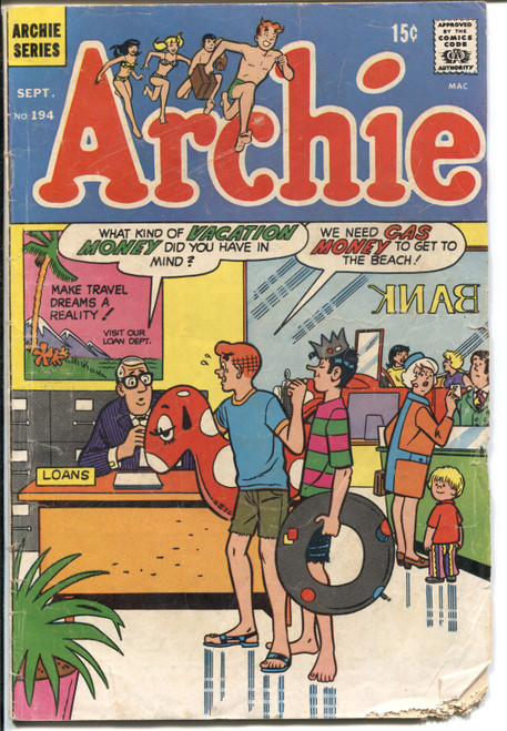 Archie (1943 Series) #194 GD 2.0 Archie (1943 Series) #194 GD 2.0