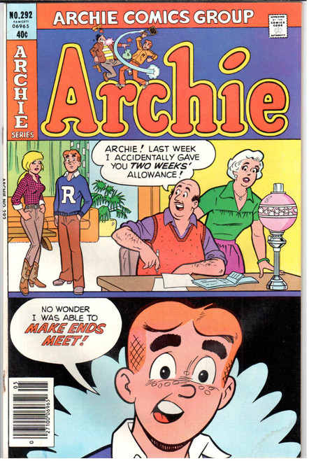 Archie (1943 Series) #292 FN/VF 7.0 Archie (1943 Series) #292 FN/VF 7.0