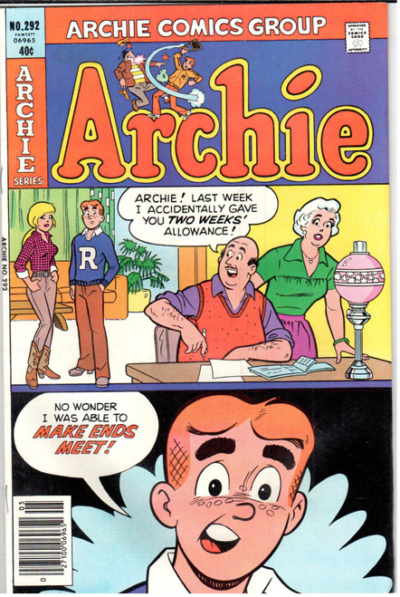 Archie (1943 Series) #292 NM- 9.2 Archie (1943 Series) #292 NM- 9.2