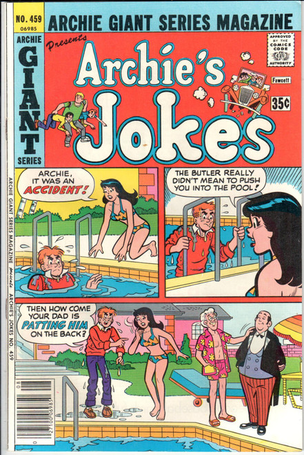 Archie Giant Series (1954 Series) #459 VF/NM 9.0 Archie Giant Series (1954 Series) #459 VF/NM 9.0