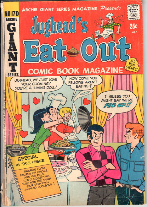 Archie Giant Series (1954 Series) #170 GD+ 2.5 Archie Giant Series (1954 Series) #170 GD+ 2.5