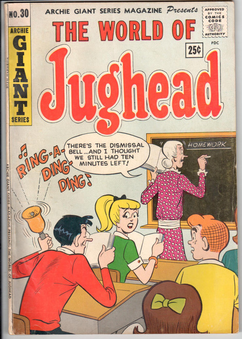 Archie Giant Series (1954 Series) #30 VG+ 4.5 Archie Giant Series (1954 Series) #30 VG+ 4.5