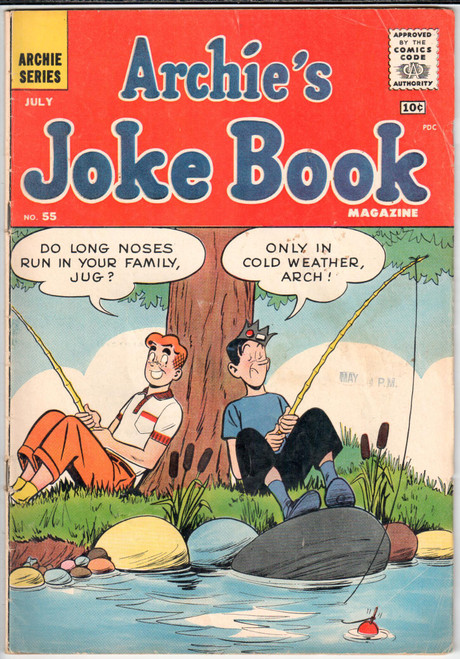 Archie's Joke Book (1953 Series) #55 VG+ 4.5 Archie's Joke Book (1953 Series) #55 VG+ 4.5