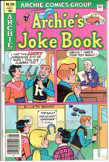 Archie's Joke Book (1953 Series) #268 VG+ 4.5 Archie's Joke Book (1953 Series) #268 VG+ 4.5