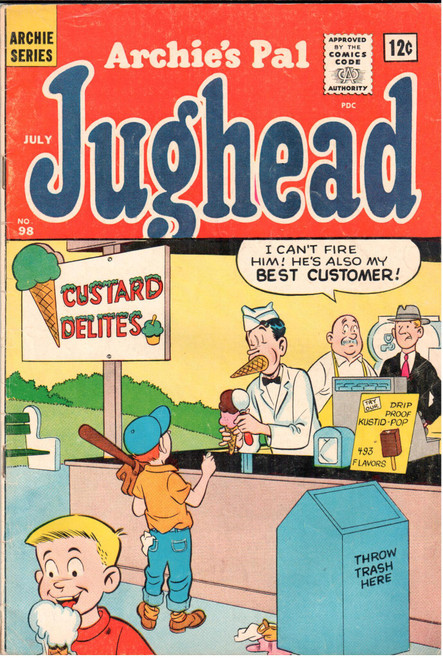 Archie's Pal Jughead #98 VG+ 4.5 Archie's Pal Jughead #98 VG+ 4.5