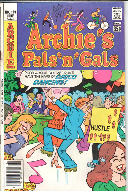 Archie's Pals 'N' Gals (1955 Series) #123 VG+ 4.5 Archie's Pals 'N' Gals (1955 Series) #123 VG+ 4.5