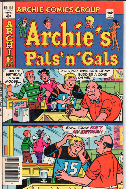 Archie's Pals 'N' Gals (1955 Series) #133 VF 8.0 Archie's Pals 'N' Gals (1955 Series) #133 VF 8.0