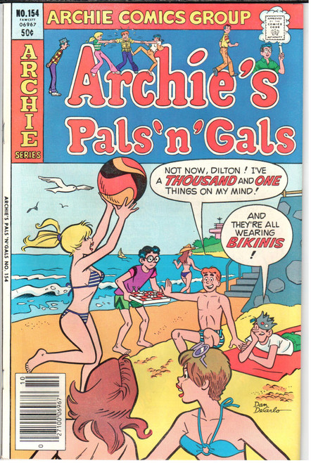 Archie's Pals 'N' Gals (1955 Series) #154 NM- 9.2 Archie's Pals 'N' Gals (1955 Series) #154 NM- 9.2