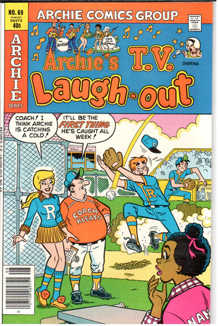 Archie's TV Laugh Out (1969 Series) #69 VF/NM 9.0 Archie's TV Laugh Out (1969 Series) #69 VF/NM 9.0
