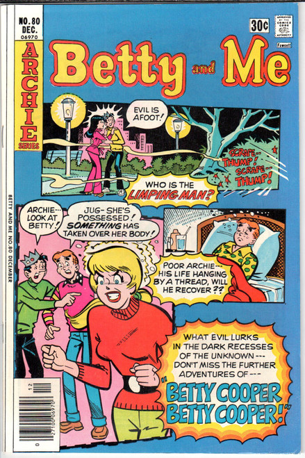 Betty and Me (1965 Series) #80 VF+ 8.5 Betty and Me (1965 Series) #80 VF+ 8.5