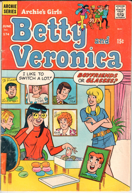 Betty and Veronica (1951 Series) #174 VG+ 4.5 Betty and Veronica (1951 Series) #174 VG+ 4.5
