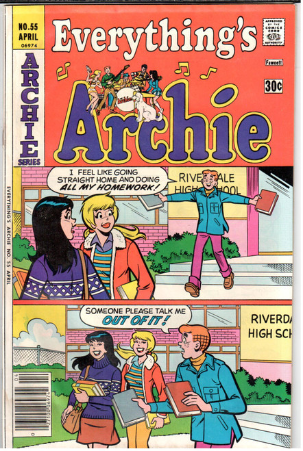 Everything's Archie (1969 Series) #55 GD/VG 3.0 Everything's Archie (1969 Series) #55 GD/VG 3.0