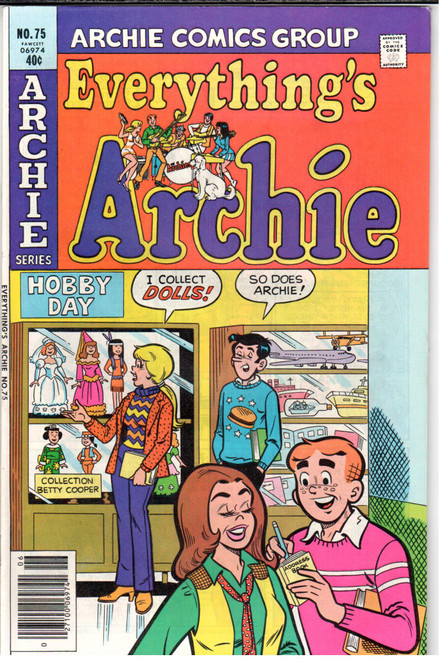 Everything's Archie (1969 Series) #75 NM- 9.2 Everything's Archie (1969 Series) #75 NM- 9.2