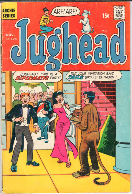 Jughead (1949 Series) #174  VG+ 4.5 Jughead (1949 Series) #174  VG+ 4.5