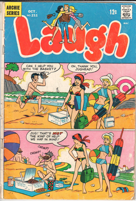Jughead's Jokes (1967 Series) #211 FR 1.0 Jughead's Jokes (1967 Series) #211 FR 1.0