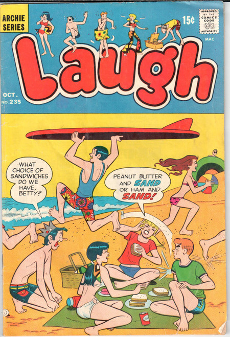 Jughead's Jokes (1967 Series) #235 VG+ 4.5 Jughead's Jokes (1967 Series) #235 VG+ 4.5