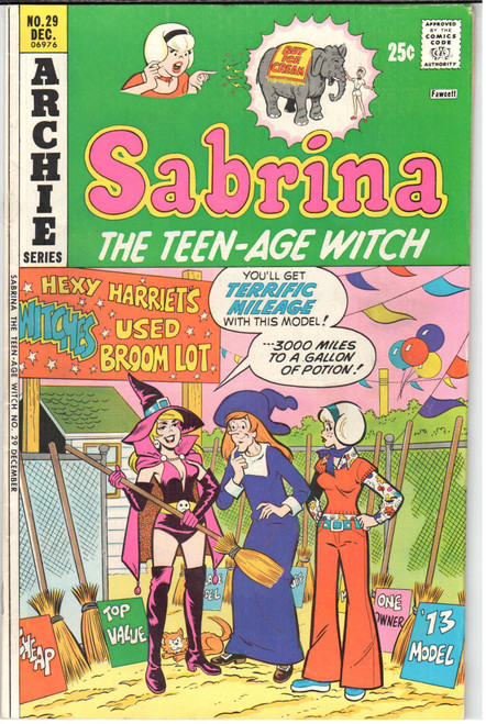 Sabrina the Teenage Witch (1971 Series) #29 VF- 7.5 Sabrina the Teenage Witch (1971 Series) #29 VF- 7.5