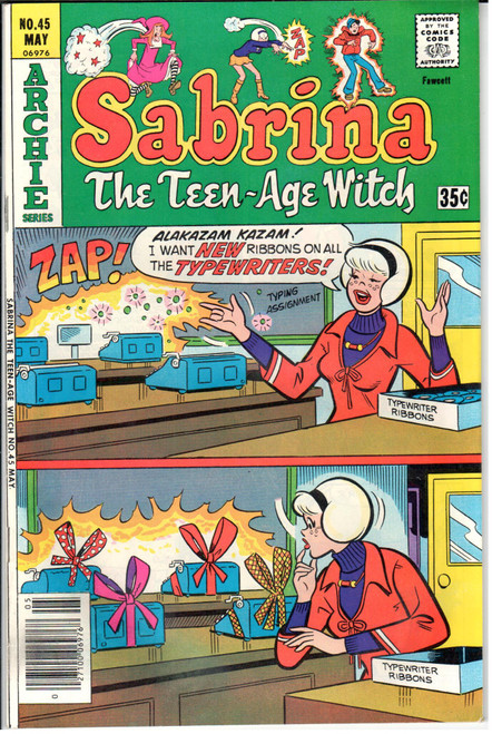 Sabrina the Teenage Witch (1971 Series) #45 VF 8.0 Sabrina the Teenage Witch (1971 Series) #45 VF 8.0