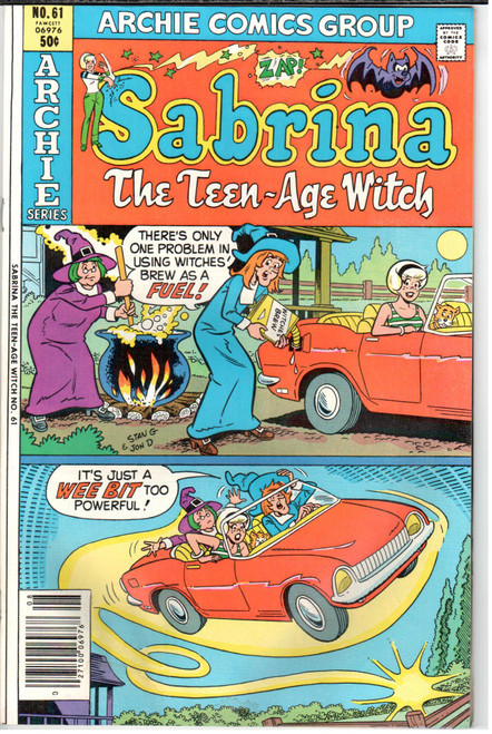 Sabrina the Teenage Witch (1971 Series) #61 VG- 3.5 Sabrina the Teenage Witch (1971 Series) #61 VG- 3.5