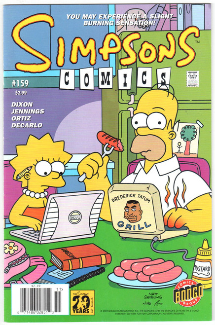 Simpsons Comics (1993 Series) #159 NM- 9.2 Simpsons Comics (1993 Series) #159 NM- 9.2