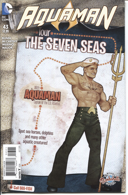 Aquaman (2011 Series) #43 Bombshell Variant NM- 9.2 Aquaman (2011 Series) #43 Bombshell Variant NM- 9.2