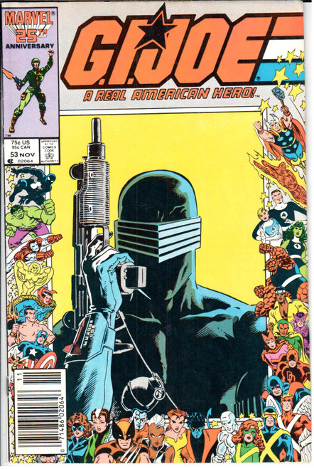 GI Joe ARAH (1982 Series) #53 Newsstand VF+ 8.5